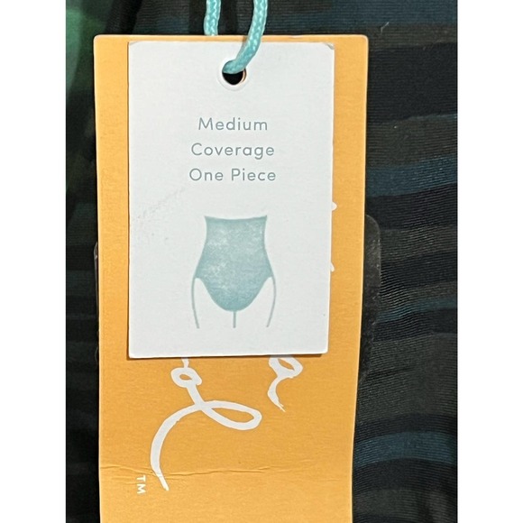 NWT Kona Sol Women's Dark Green High Coverage One Piece Swimsuit - S - Picture 5 of 8
